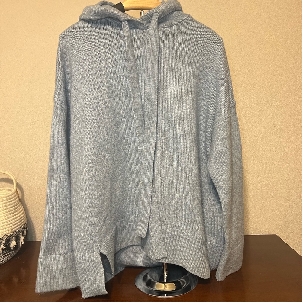 L.O.G.G H&M Cozy Blue Women's Sweater with hood